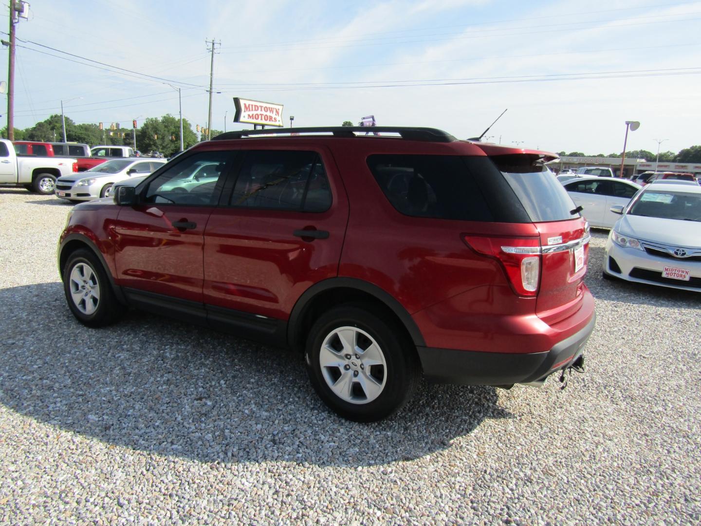 2014 Red /Tan Ford Explorer Base FWD (1FM5K7B80EG) with an 3.5L V6 DOHC 24V engine, Automatic transmission, located at 15016 S Hwy 231, Midland City, AL, 36350, (334) 983-3001, 31.306210, -85.495277 - Photo#5